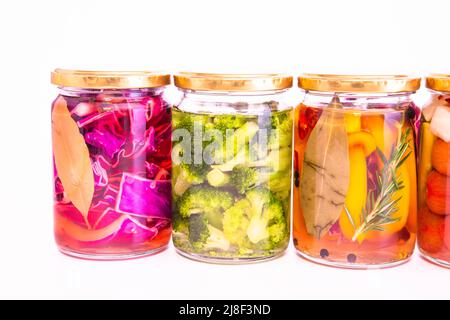 Cornichons à base d'aliments naturels sans additif Banque D'Images