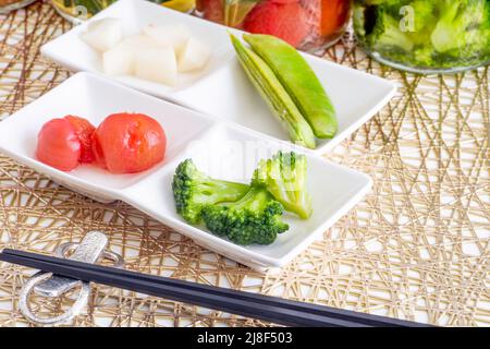 Cornichons à base d'aliments naturels sans additif Banque D'Images