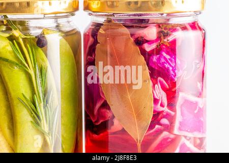 Cornichons à base d'aliments naturels sans additif Banque D'Images