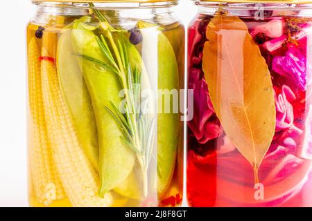 Cornichons à base d'aliments naturels sans additif Banque D'Images