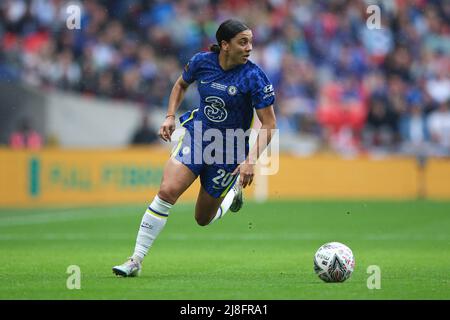 Londres, Royaume-Uni. 15th mai 2022. Sam Kerr de Chelsea lors du match de la coupe féminine FA au stade Wembley, Londres. Crédit photo devrait lire: Isaac Parkin/Sportimage crédit: Sportimage/Alay Live News Banque D'Images