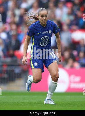 Londres, Royaume-Uni. 15th mai 2022. Guro Reiten de Chelsea pendant le match de la coupe féminine FA au stade Wembley, Londres. Crédit photo devrait lire: Isaac Parkin/Sportimage crédit: Sportimage/Alay Live News Banque D'Images