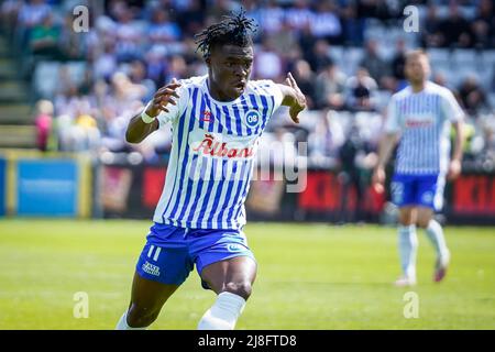 Odense, Danemark. 15th mai 2022. Emmanuel Sabbi (11) d'OB vu lors du match Superliga de 3F entre Odense Boldklub et Soenderjyske au Parc d'énergie de la nature à Odense. (Crédit photo : Gonzales photo/Alamy Live News Banque D'Images