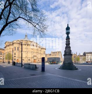 Édimbourg, Écosse, Royaume-Uni - rénovation de McEwan Hall et de Bristo Square, Université d'Édimbourg par LDN Architects Banque D'Images