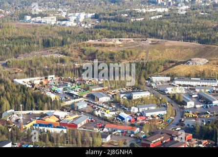 Aéroport Helsinki Vantaa (Helsinki-Vantaan lentoasema) à Helsinki, Finlande, le 12 mars 2022. © Peter Schatz / Alamy Live News Banque D'Images