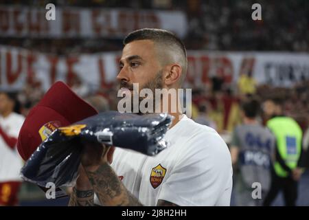 Rome, Italie. 14th mai 2022. Au Stadio Olimpico de Rome, comme Roma et Venezia ont attaché 1-1 pour le 37 ème match de l'italien Serie A dans cette photo: (Photo de Paolo Pizzi/Pacific Press) Credit: Pacific Press Media production Corp./Alay Live News Banque D'Images