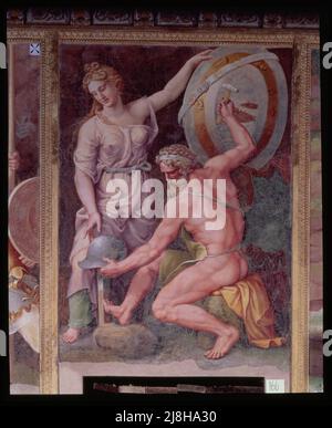 La libération de Saint-Pierre par Turchi, Alessandro (1579-1649); Galleria e Museo Estense, Modène, Italie; Italien, hors copyright. Banque D'Images