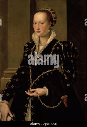 La dépouille miraculeuse des poissons, des tapisseries de Bruxelles, répliques de la série des actes des Apôtres (tapisserie) du Vatican de Raphaël; Palazzo Ducale et Museo, Mantoue, Lombardie, Italie; . Banque D'Images