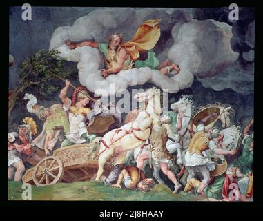 L'appel de Saint Pierre et Saint Andrew par Strozzi, Bernardo (1581-1644); 124.3x158 cm; Collection privée; Italien, non protégé par copyright. Banque D'Images