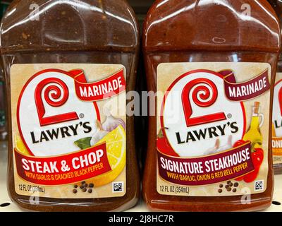 Grovetown, GA USA - 02 15 22: Magasin de détail Labrys marinade sauces Banque D'Images