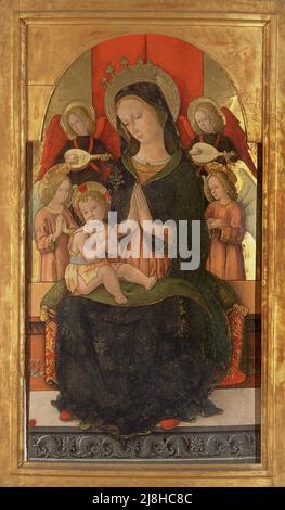 Médaille du portrait d'Ercole II d'Este (1508-59) par Giovan Antonio da Foligno; Galleria e Museo Estense, Modène, Italie; hors copyright. Banque D'Images