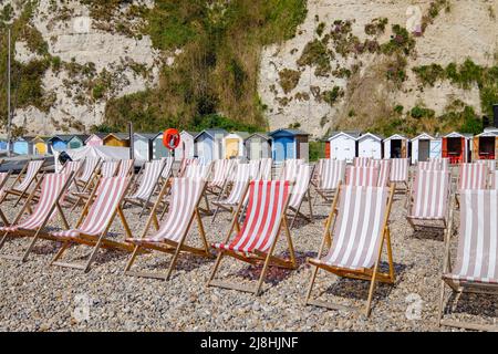 Beer Beach, Beer Village à East Devon, Royaume-Uni Banque D'Images