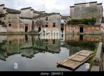 L'ancien village de Hongcun en Chine Banque D'Images