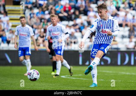 Odense, Danemark. 15th, mai 2022. Joel King (25) d'OB vu pendant le match Superliga de 3F entre Odense Boldklub et Soenderjyske au Parc d'énergie de nature à Odense. (Crédit photo: Gonzales photo - Balazs Popal). Banque D'Images