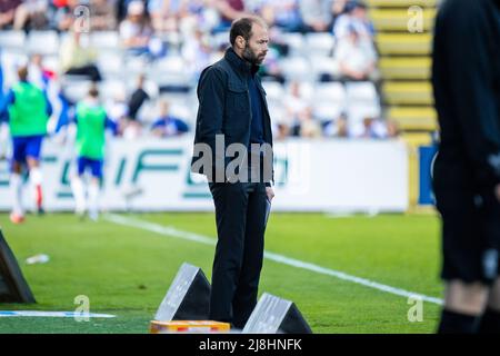 Odense, Danemark. 15th, mai 2022. Andreas Alm, entraîneur-chef d'Odense Boldklub, vu lors du match Superliga de 3F entre Odense Boldklub et Soenderjyske au parc d'énergie naturel d'Odense. (Crédit photo: Gonzales photo - Balazs Popal). Banque D'Images