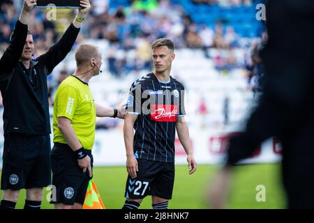 Odense, Danemark. 15th, mai 2022. Robin Schouten (27) de Sonderjyske vu pendant le match Superliga de 3F entre Odense Boldklub et Sonderjyske au Parc d'énergie de la nature à Odense. (Crédit photo: Gonzales photo - Balazs Popal). Banque D'Images
