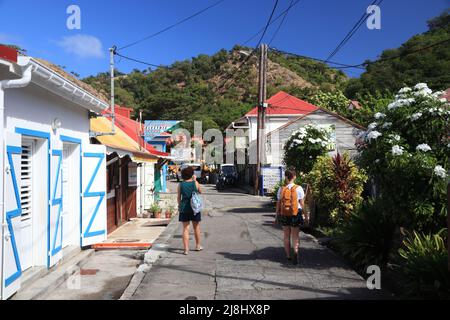 GUADELOUPE, FRANCE - 5 DÉCEMBRE 2019 : visite de Terre de Haut aux Saintes, Guadeloupe dans l'archipel des Petites Antilles. Banque D'Images