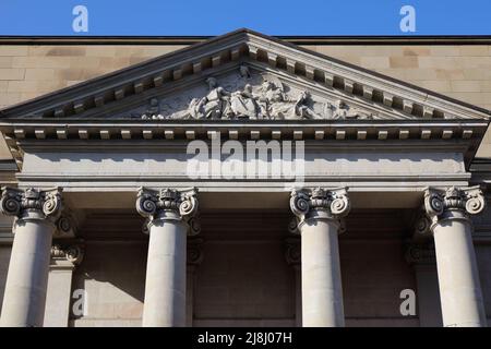 Wuppertal en Allemagne. Haus Der Jugend (Maison de la Jeunesse), lieu culturel du quartier de Barmen. Banque D'Images