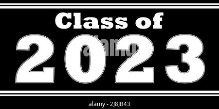 Bannière de classe 2023 Banque D'Images