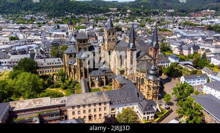 Cathédrale Saint Pierre de Trèves, Dom Trèves, Trèves, Allemagne Banque D'Images