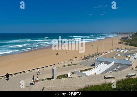 Plage de Santa Cruz à Torres Vedras. Portugal Banque D'Images