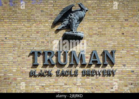 Site de la brasserie Truman Black Eagle à Brick Lane à Londres Banque D'Images