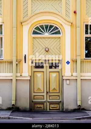 Maison traditionnelle, vue détaillée, Tallinn, Estonie Banque D'Images