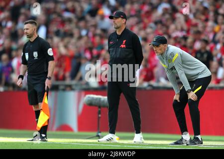 JURGEN KLOPP, THOMAS TUCHEL, CHELSEA V LIVERPOOL, 2022 Banque D'Images