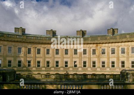 L'ancien hôtel St Anne, un bâtiment emblématique du 18th siècle, The Crescent, Buxton, Derbyshire, Royaume-Uni Banque D'Images