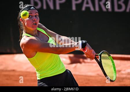 Paris, France. 17th mai 2022. Paris, France - 17 mai 2022, Estelle CASCINO de France pendant la deuxième journée de qualification de Roland-Garros 2022, Open de France 2022, tournoi de tennis Grand Slam le 17 mai 2022 au stade Roland-Garros à Paris, France - photo Matthieu Mirville/DPPI crédit: DPPI Media/Alay Live News Banque D'Images