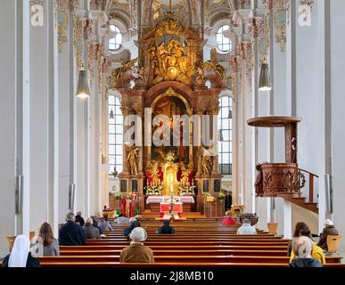 Allemagne Bavière Munich. Heilig-Geist-Kirche. Église du Saint-Esprit Banque D'Images