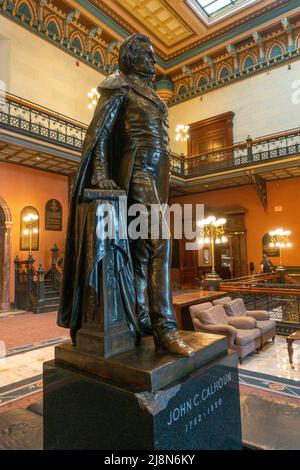 Intérieur du bâtiment de la capitale de l'État à Columbia en Caroline du Sud Banque D'Images