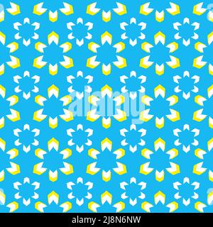 Motif sans couture avec des figures élégantes de style géométrique Illustration de Vecteur