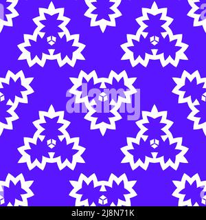 Motif sans couture avec des figures élégantes de style géométrique Illustration de Vecteur