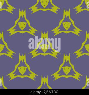 Motif sans couture avec des figures élégantes de style géométrique Illustration de Vecteur