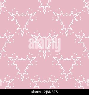 Motif sans couture avec des figures élégantes de style géométrique Illustration de Vecteur