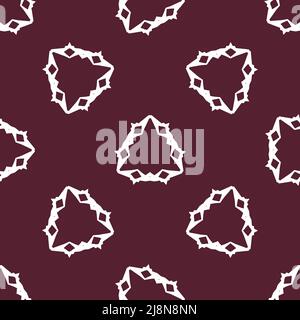 Motif sans couture avec des figures élégantes de style géométrique Illustration de Vecteur