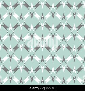Motif sans couture avec des figures élégantes de style géométrique Illustration de Vecteur