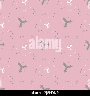 Motif sans couture avec des figures élégantes de style géométrique Illustration de Vecteur