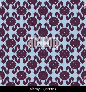 Motif sans couture avec des figures élégantes de style géométrique Illustration de Vecteur