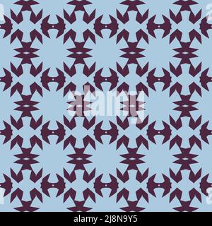 Motif sans couture avec des figures élégantes de style géométrique Illustration de Vecteur