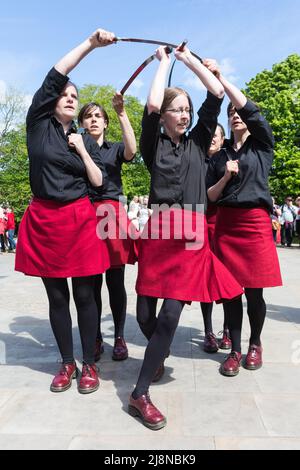 Gaorsach Rapper et Step à Bakewell Banque D'Images