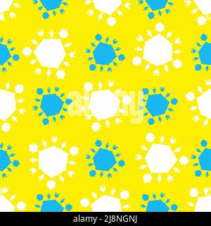 Motif sans couture avec des figures élégantes de style géométrique Illustration de Vecteur