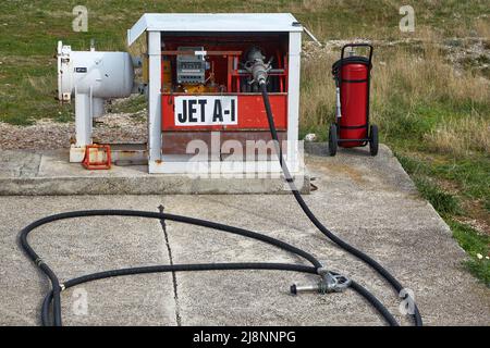 Pompe à carburant à jet Banque D'Images