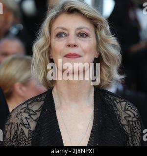 18 mai 2022, Cannes, Côte d'Azur, France: L'actrice italienne MARGHERITA BUY assiste à la projection et à la cérémonie d'ouverture de la coupe finale lors du Festival annuel du film de Cannes 75th (Credit image: © Mickael Chavet/ZUMA Press Wire) Banque D'Images