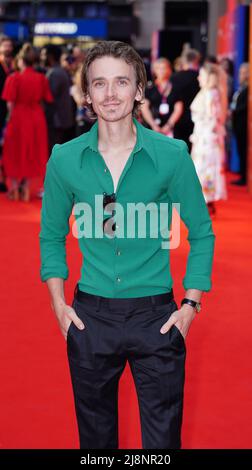 Joe Sugg participe à l'événement Up Next pour célébrer les prochains spectacles Sky au Theatre Royal de Londres. Date de la photo: Mardi 17 mai 2022. Banque D'Images