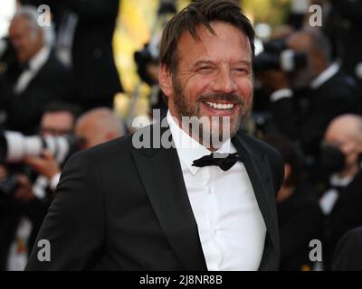 18 mai 2022, Cannes, Côte d'Azur, France: L'acteur français SAMUEL LE BIHAN assiste à la projection et à la cérémonie d'ouverture de la coupe finale lors du Festival annuel du film de Cannes 75th (Credit image: © Mickael Chavet/ZUMA Press Wire) Banque D'Images