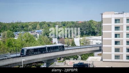 ATLANTA, GÉORGIE - 20 avril 2022 : depuis les améliorations massives apportées à l'infrastructure jusqu'aux Jeux Olympiques de 1996, Atlanta est devenu l'un des Banque D'Images