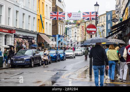 London Portobello Road Banque D'Images