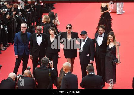 Cannes, Mexico, France. 17th mai 2022. Samuel le Bihan, Rossy de Palma assistent à la projection du film 'final Cut (Coupez)' et à la cérémonie d'ouverture du Festival de Cannes 75th. Le 17 mai 2022 à Cannes, France (Credit image: © Serge Arnal/eyepix via ZUMA Press Wire) Banque D'Images